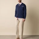 Brooks Brothers, Herre, Strikkevarer, Blå, XL,