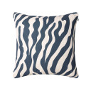 Chhatwal & Jonsson Zebra Outdoor pute, 50 x 50 Blue/off-white, 50 cm