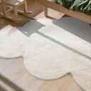 Barneteppe Aranga Super Soft Cloud beige Størrelse: Ø 80 cm