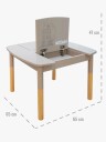 Mumin Moomin Storage Table Multi/patterned One Size