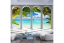 Fototapet Sea Behind Columns 400x280 - Finnes i flere størrelser
