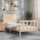 vidaXL Sengeramme med hodegavl 2FT6 liten enkel heltre 8720845978815