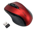 Kensington Pro Fit Mid-Size Wireless Mou - Mus - Optisk - Rød