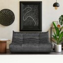Feylorin 2 seters sofa   Grafittgrå