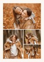Mother and Daughter Personalized Photo Collage Plakat Plakat / 50x70cm