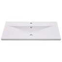 vidaXL Innebygd vask 91x39,5x18,5 cm keramisk hvit
