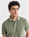 Solbleket piquéskjorte KALAMATA GREEN XXXL