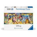 Ravensburger Disney Panorama Puslespill   1000 Brikker   Disney Figurer
