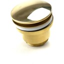 Bunnventil 1,1/4" med skrue. Trykk opp. Polert messing gold
