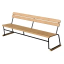 Grythyttan Stålmöbler Sofa 5 Oljet eik / Svart
