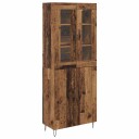  Høyskap Gamle tre 69,5 x 34 x 180 cm Konstruert tre