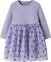 Name It Nmfnagina Ls Tulle Dress   Purple   104