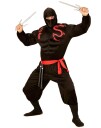 Widmann S.r.l. Ninja med Muskler Karnevalskostyme  Small