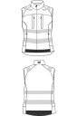 Tranemo Vest 5267-95 Varsel, Oransje, Flammehemmende XL