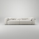 Decotique Grand 4 Seter Sofa Moon White