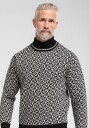Dovre Pullover 'strik' 100% ull Blå