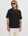 Jack & Jones Jjebradley Knit Tee Ss Ln Black S