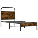  Sengeramme uten madrass røkt eik 80x200 cm konstruert tre 8721158564412