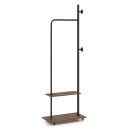 Klesstativ med kroker og hyller – mobil 60x30x175 cm