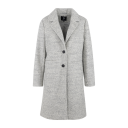 Hanni Coat Light grey XS Loop knit wool coat