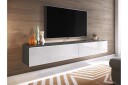 Kanak TV-benk 180 cm - Mørkegrå / Hvit