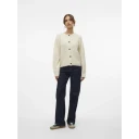 Vero Moda Vmnovah Grå Strikket Cardigan med Knappelukking til Dame