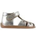 Pom Pom Pmpoppy Starter Drop Sandal Silver 25