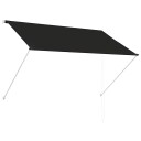 vidaXL Uttrekkbar markise 200x150 cm antrasitt