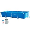 Intex Basseng Galvanisert Ramme 7.127l 450x220cm Svømmebasseng Og 28274np 1640643 1640546