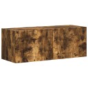  TV Veggskap 2 pcs Røkt eik 60 x 31 x 29.5 cm Konstruert tre