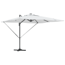  cantilever Roma parasoll med LED lys Sand 286x285x270 cm Aluminium
