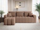 Zulueta 3 seters sovesofa med divan   Lambi 04 brun