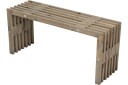 Hillerstorp D-bench benk Gråoljet furu 100 cm Grå