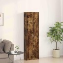  Garderobeskap med dør Røkt eik 55 x 25 x 189 cm Konstruert tre