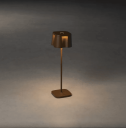 Trend Collection Nice bordlampe – oppladbar og dimbar, rust 36 cm
