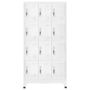 vidaXL Garderobeskap med 12 rom 90x45x180 cm