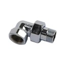 Kriss Radiator Vinkelkupling 1/2" Krom for Hydraulikktilbehør