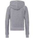 Juicy Couture Robertson Classic Velour Hoodie Silver Marl XXS