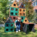 Polydron XL Natur 36 deler