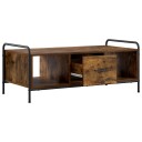 vidaXL Kaffebord Røkt Eik 99,5 x 49 x 41 cm Konstruert tre