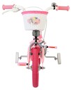 Volare Unicorn 12" Barnesykkel med Kurv og Dukkesete, Rosa