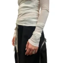 Rick Owens Dame Topper Hvit M,