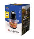 Russell Hobbs Minihakkere 1L Matte Charcoal 350W - Elektrisk Foodprosessor