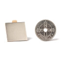 SuperMagneter Kvadratiske Selvklebende Magneter 20 X 20 X 1 Mm   Sett 10 Stk