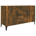 vidaXL Skjenk røkt eik 100x36x60 cm konstruert tre