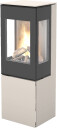 Rais Nexo 120 sand gasspeis med sideglass og glassdør