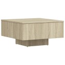 vidaXL Salongbord sonoma eik 60x60x31,5 cm sponplate