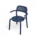 Fatboy Toni Armchair Bistro Chair With Armrests Anthracite