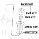 støttelager fjærbein FEBEST BMSS G01F