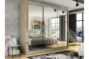 Sia Garderobe med Speil 250x215 cm - Beige